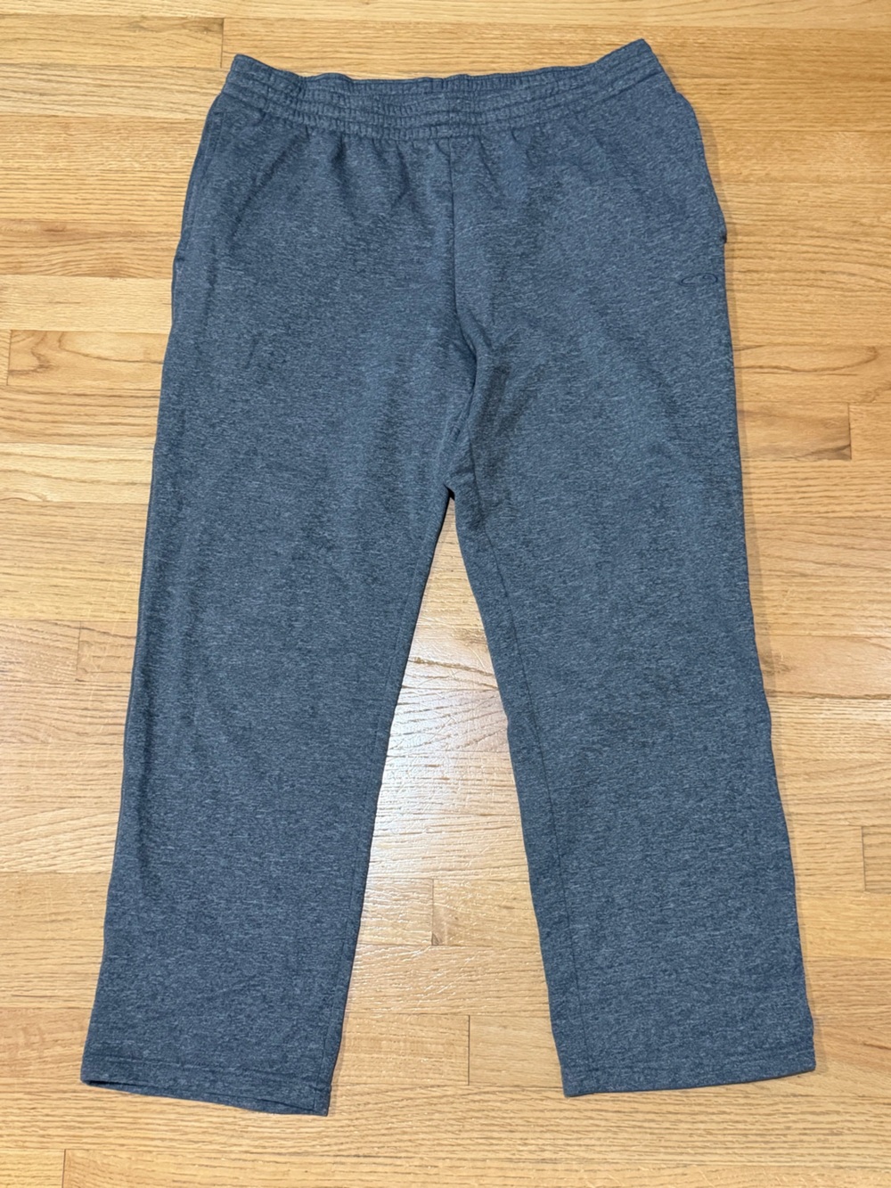 Mens Gray straight leg sweatpants